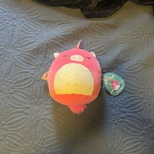 Squishmallows Pink and White Unicorn Plush